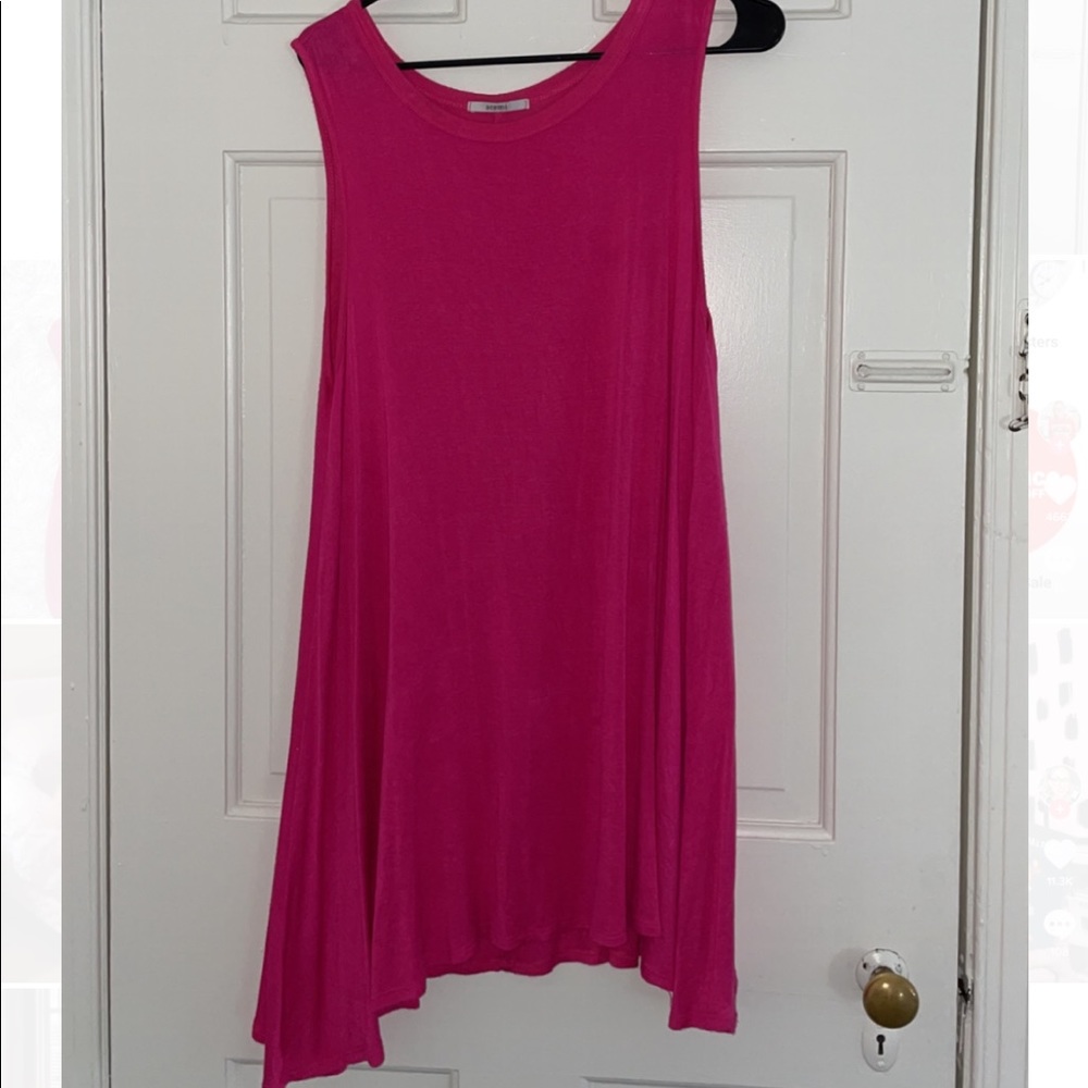 🤍3/$15 Acemi Pink Tank Shift Dress